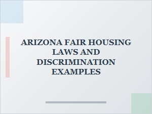 Arizona Fair Housing Discrimination Signs